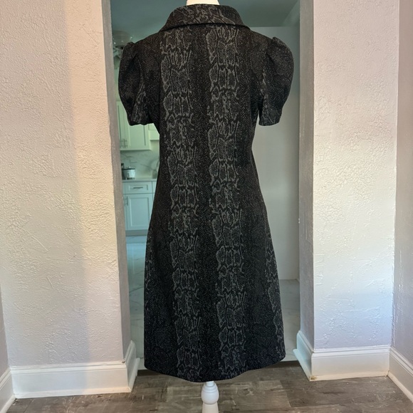 Calvin Klein Dress Size 6 Short Sleeve Sweater Cowl Neck Stretch - Picture 10 of 11